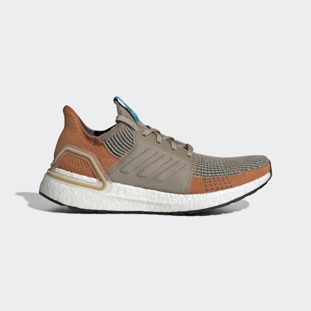 Adidas Men's Ultraboost 19 Running Shoes Copper/Khaki Ireland G27515